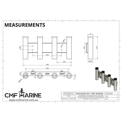 4 Fishing Rod Holder